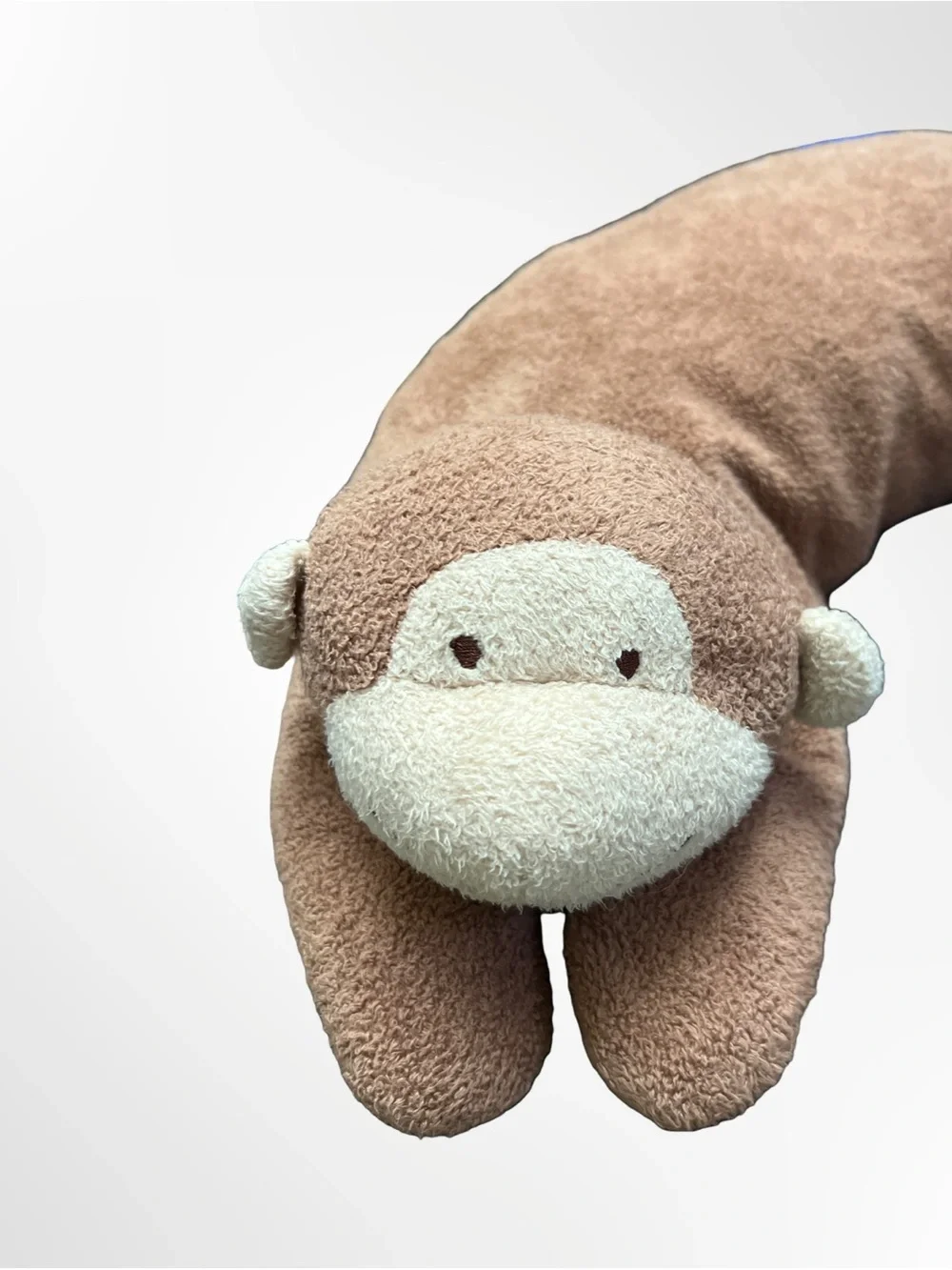 Angel dear Monkey curved plush pillow pal